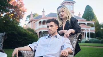 Bridgerton actors Luke Newton and Nicola Coughlan created a buzz in Bowral when they visited the town as part of Netflix's season three launch. Picture by Netflix 