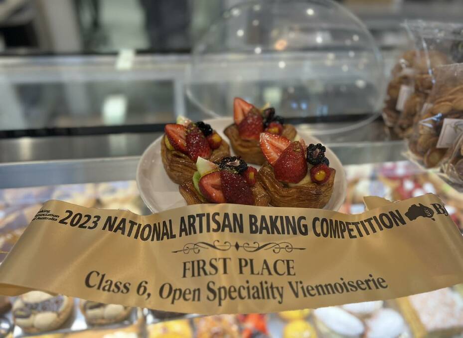 The fruit Danish was awarded first place. Picture supplied