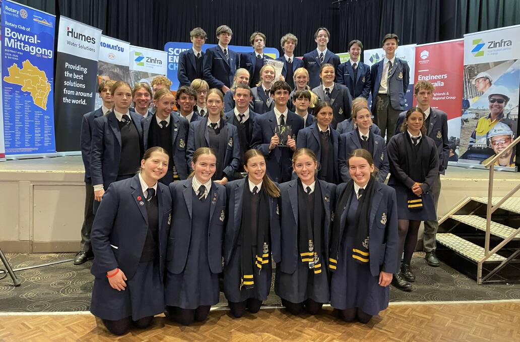 Oxley College placed third overall in the challenge. Picture by Briannah Devlin