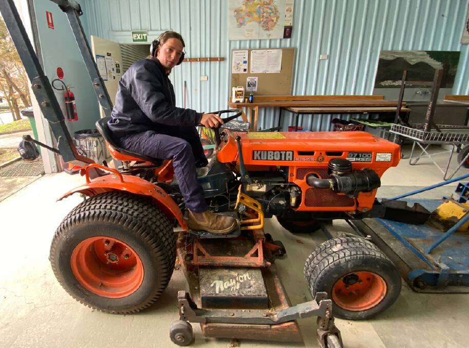 TAFE NSW Moss Vale agriculture student Dominic Gambrill is one of a growing band of townies entering the farming sector. Picture supplied
