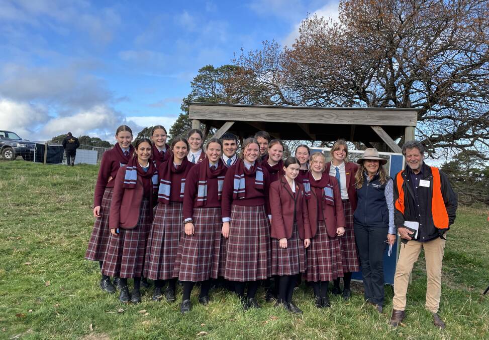 Students and staff have partnered with not-for-profit organisation Regen Action to implement regenerative agricultural techniques at the school. Picture by Briannah Devlin