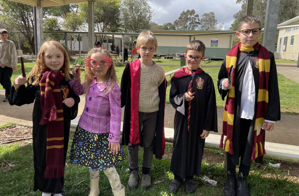 Students at Robertson Public School dressed as their favourite book characters for book week. Picture by Briannah Devlin