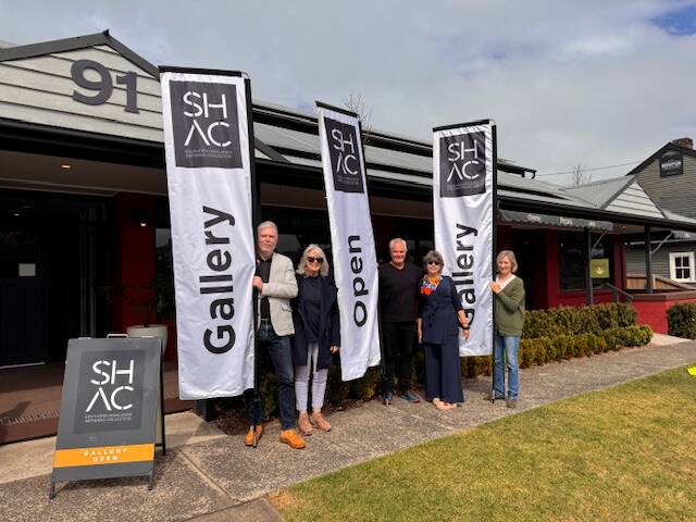 Doug Spahn, Julie Haseler Reilly, Jeremy Perrott, Jane Cush and Christine Richards at the new Southern Highlands Artisans Collective venue in Robertson, which will be up and running from November. Picture supplied 