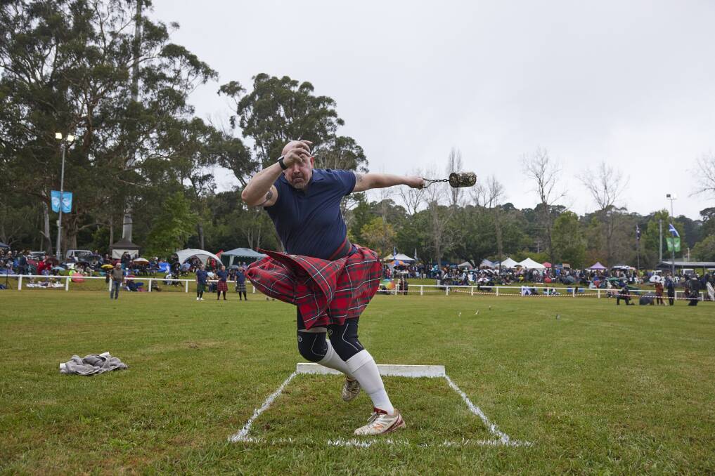 Eight men will compete in heavyweight competitions at Brigadoon this weekend in Bundanoon. Picture by Nick Bowers