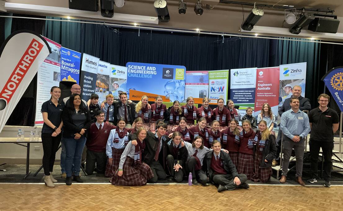 Chevalier College beat seven other schools in the Highlands in the Science and Engineering Challenge at Mittagong RSL on May 22. Picture by Briannah Devlin