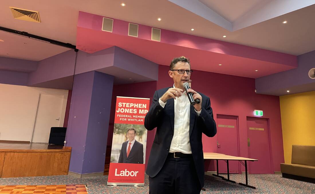 Assistant Treasurer, Minister for Financial Services and Member for Whitlam Stephen Jones held a scam awareness forum in the Highlands to help seniors identify and report scams. Picture by Briannah Devlin