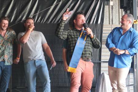The mullet competition is a popular event at the Moss Vale Show since it began in 2022. Picture by Vera Demertzis