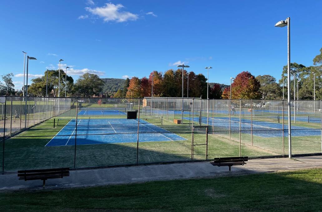 Eight of the Bowral Tennis Club's courts have been upgraded to improve the playing experienve. Picture supplied