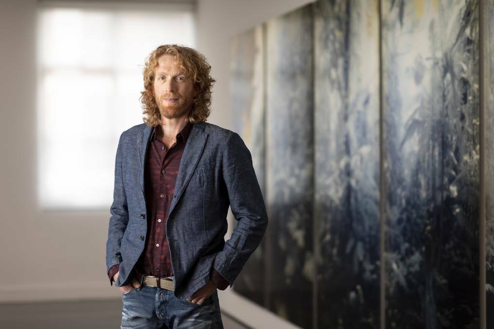 Danie Mellor is a finalist in the Archibald and Wynne Prizes this year. Picture by Andrew Curtis 