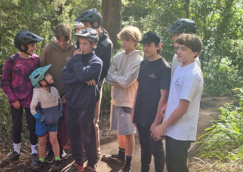 Youths petition Wingecarribee Shire council to save their loved Mount Gibraltar bike trail. Picture supplied.