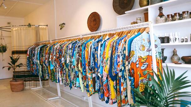 The collection of rare, vintage Mambo Loud shirts. Picture supplied 