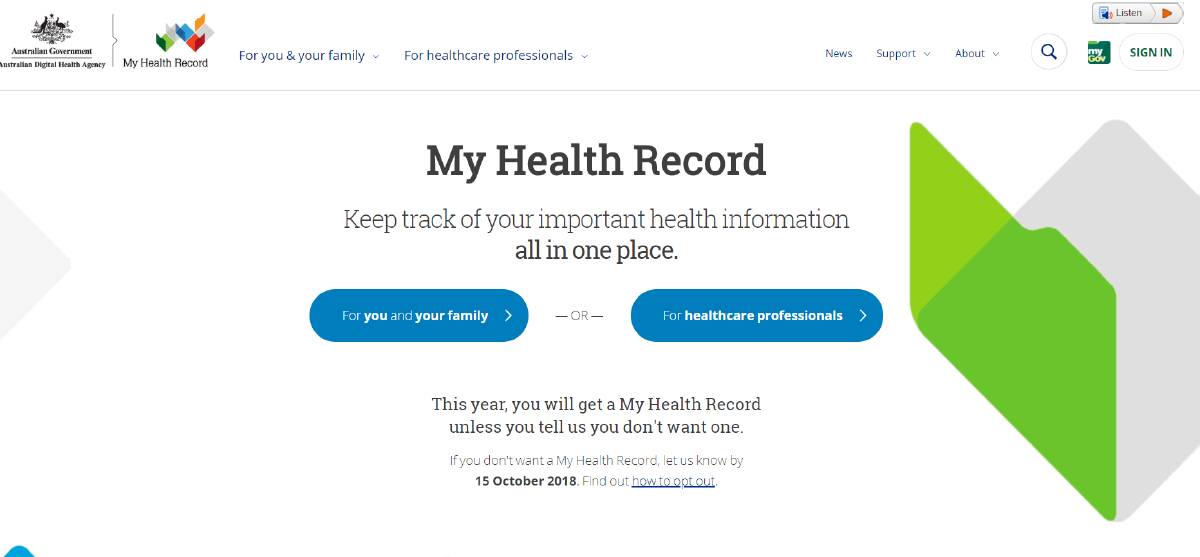 my health records phone number