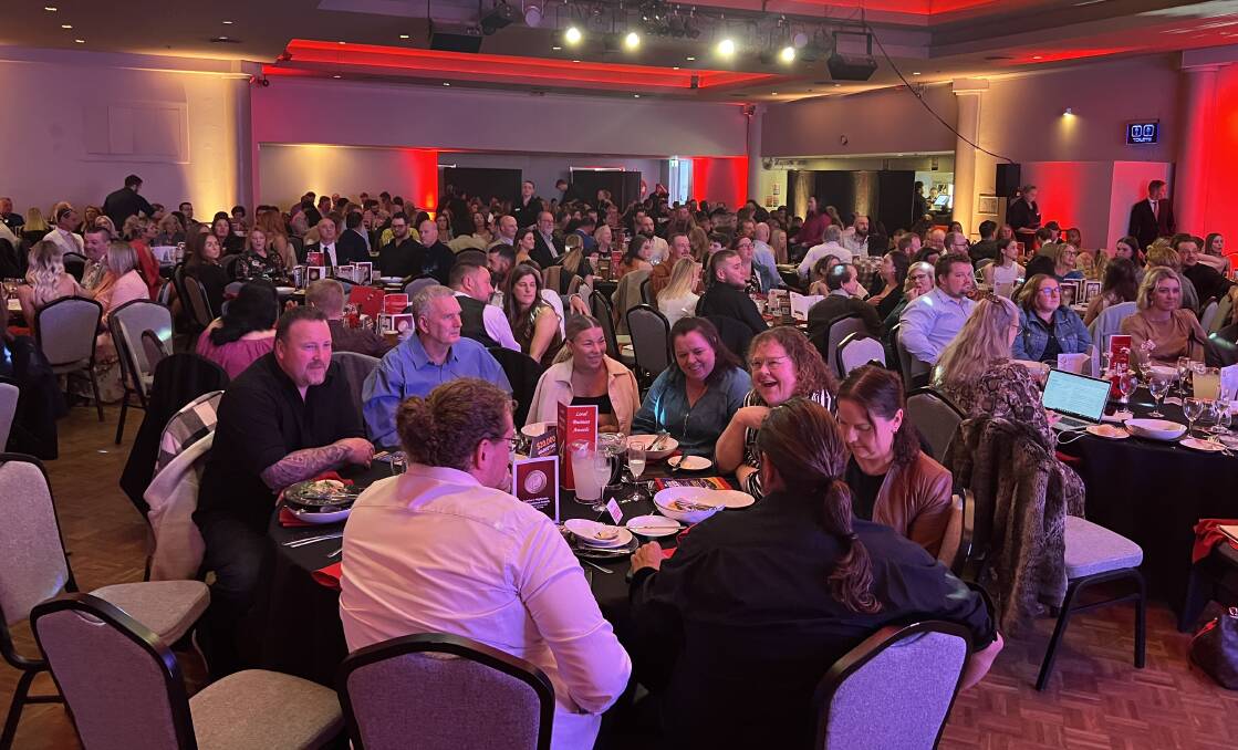 Some 370 people gathered at the Mittagong RSL to celebrate the best in business. Picture by Sally Foy