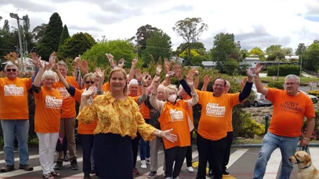 Independent candidate Judith Hannan (centre) launched her campaign at Mittagong RSL on Saturday December 10, 2022. Picture by Judith Hannan - Independent for Wollondilly Facebook.
