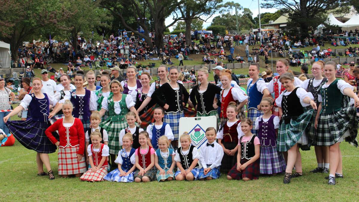 Scottish Highland Dancers from the Joy Reiher Scottish School of Dance in 2019. Photo Vera Demertzis