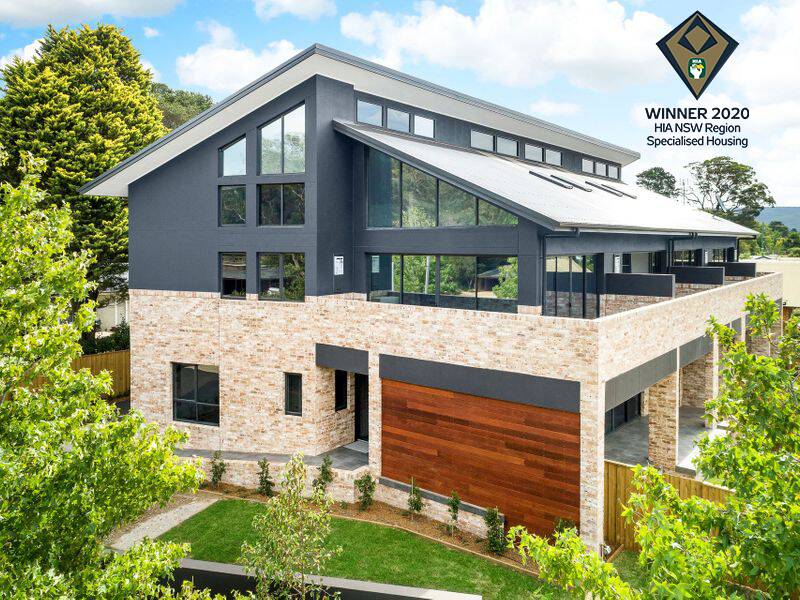 Winner Winner: The Mittagong project won the HIA specialised housing award for John McDonald Building Services. Photo: supplied. 