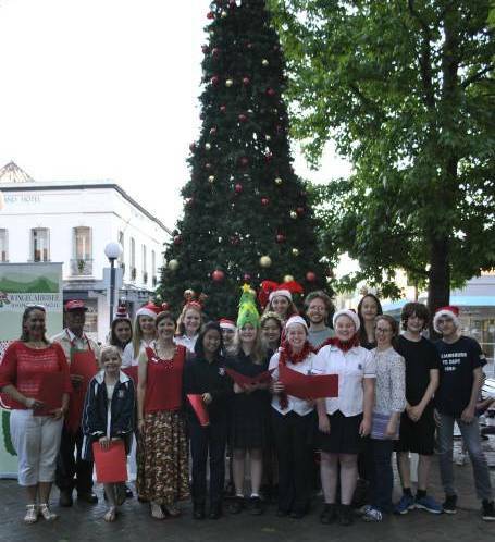 FESTIVE: Members of the community at the event in 2017. The carols are set to go online this year due to COVID restrictions. Photo: File.