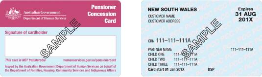 Pensioner Concession Cards Restored Southern Highland News Bowral NSW