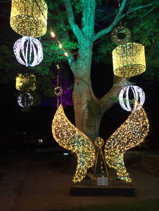 Stunning installations will light up the Southern Highlands through December for the Festival of Lights, which this year includes the Food and Wine Festival. Pictures supplied. 