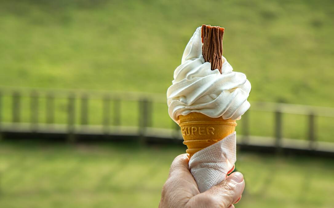 The weekend could be ice cream weather with sunny tops of between 24 and 27 expected for much of inland NSW. File photo. 
