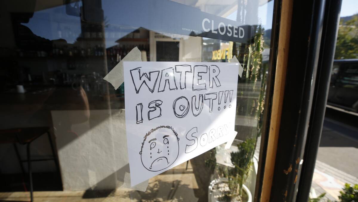 A sign on Finbox's window. Picture by Robert Peet