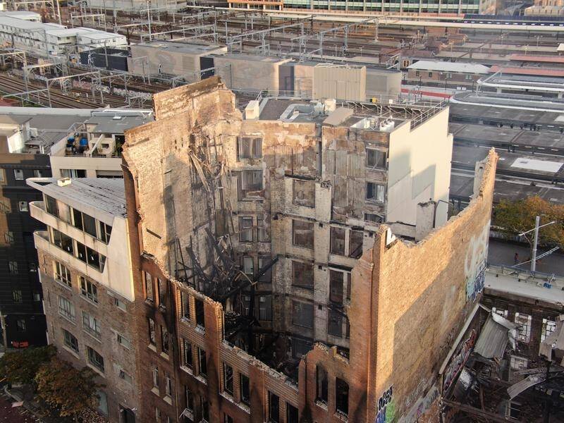 Arson detectives, forensic specialists and detection dogs will comb the site of the Sydney fire. (PR HANDOUT IMAGE PHOTO)