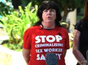 Janelle Fawkes from Scarlet Alliance said it has been a long road for sex worker reforms. (Jono Searle/AAP PHOTOS)