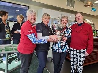 The winning Moss Vale team from the Pambula-Merimbula Open Golf Tournament. Picture supplied. 