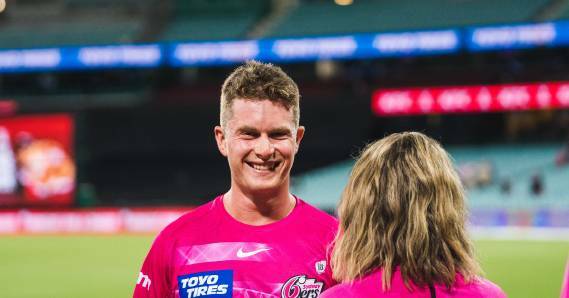 Hayden Kerr is doing well for the Sydney Sixers. Picture by Sydney Sixers. 