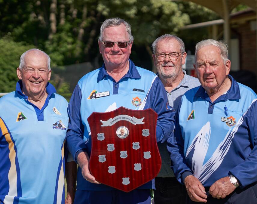 Chris Benton Memorial Day winners Ian Duncan, Charles Coode, Joe O'Donnell and Charles Stuart. Picture by Robin Staples. 